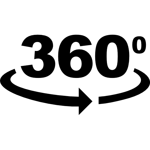 360 degree rotate icon